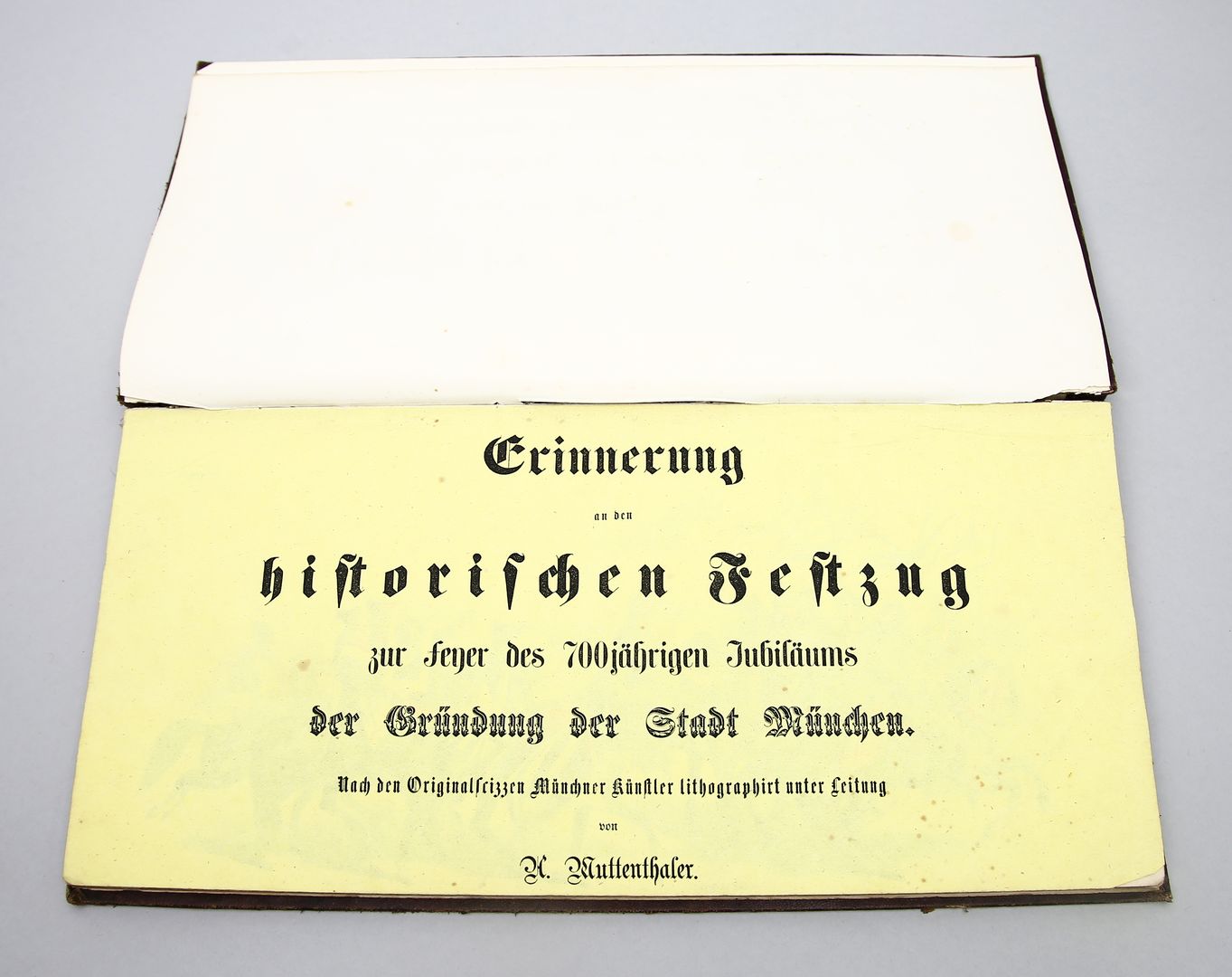 "Erinnerung an den historischen Festzug München September 1858".