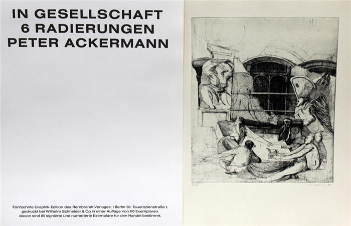 Ackermann, Peter (1934 Jena - Cortona-Valecchie 2007)