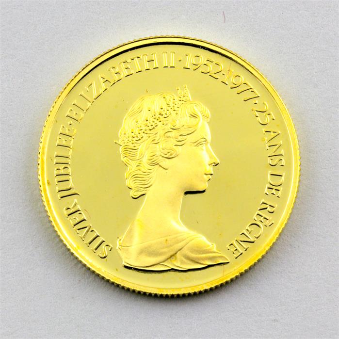 Goldmünze Kanada, Elisabeth II., 100 Dollar 1977.