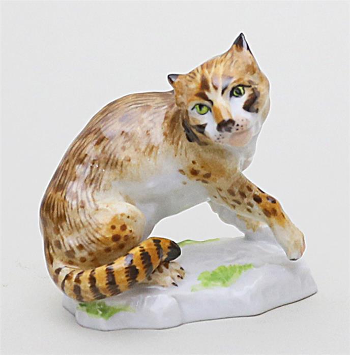 Skulptur "kleiner Tiger", Meissen.