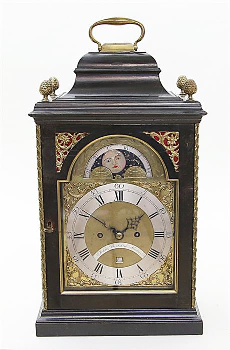 Englische Stockuhr "Bracket Clock, John Prichard", George III. 