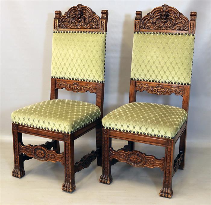 Paar Neorenaissance-Stühle. 