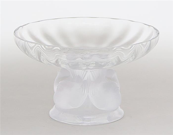 Figürliche Schale "Nogent", Lalique.