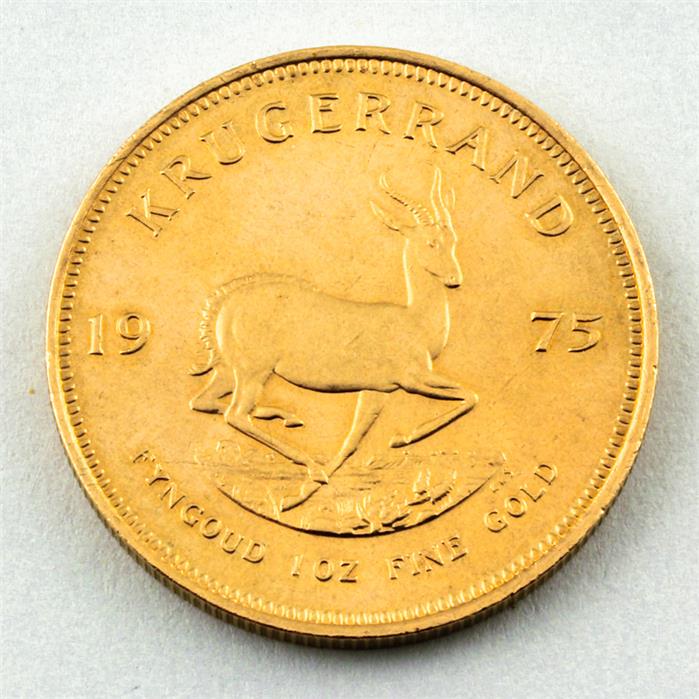 Goldmünze, Südafrika, 1 Krügerrand, 1975,
