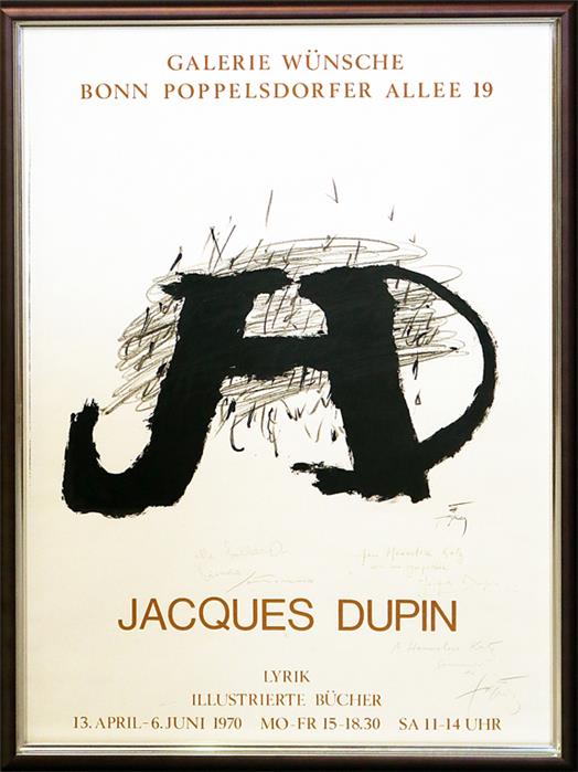 Dupin, Jaques (1927 Privas - Paris 2012)