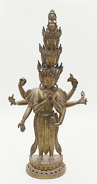 Elfköpfiger Avalokiteshvara.