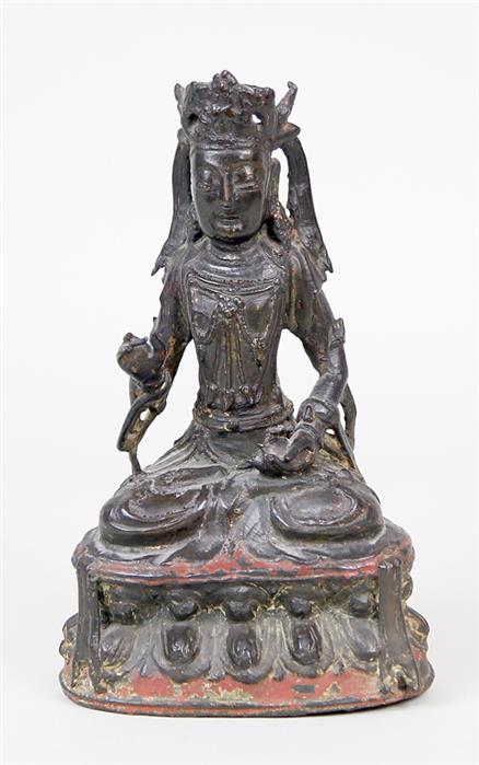 Ming-Skulptur des Bodhisattva Guanyin.