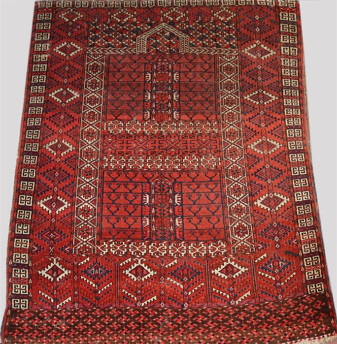 Turkmene (um 1900), ca. 140x 112 cm.