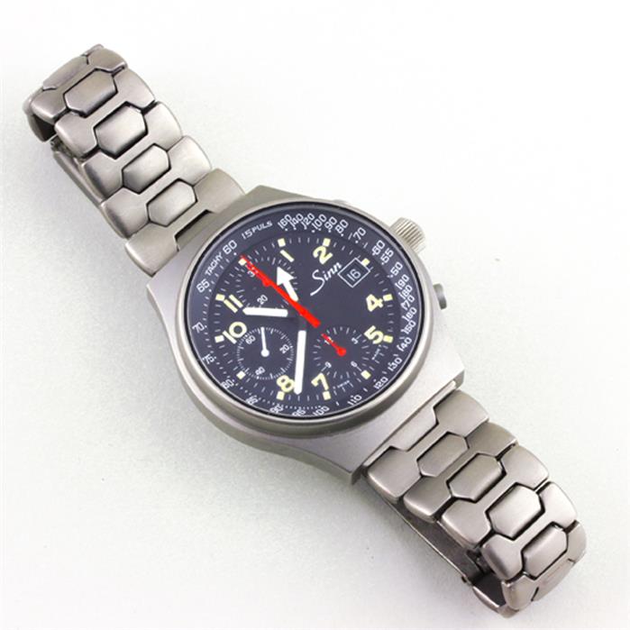 Herren-Armbandchronograph "Sinn GMT".