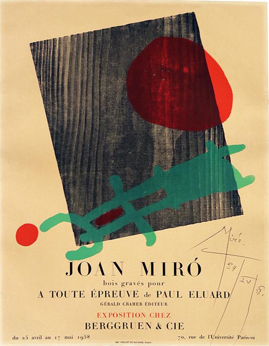 Miró, Joan (1893 Montroig-Mallorca 1983)