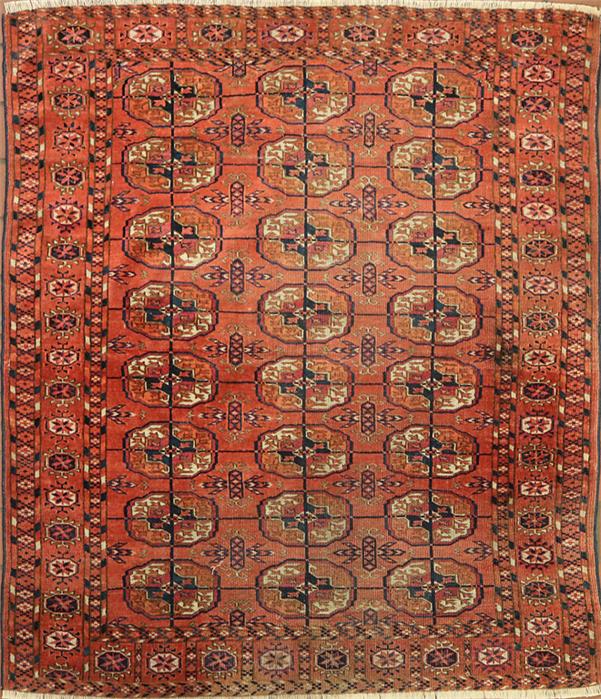 Turkmene (um 1900), ca. 125x 110 cm.