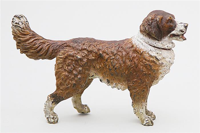 Wiener Bronze eines "Sennenhundes".