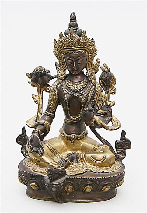 Skulptur der Lakshmi.