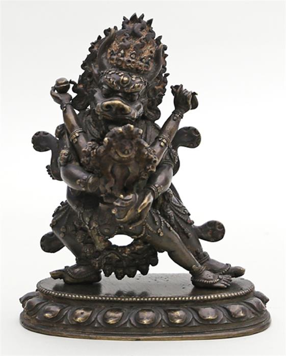 Skulptur des "Yamantaka Vajrabhairava".