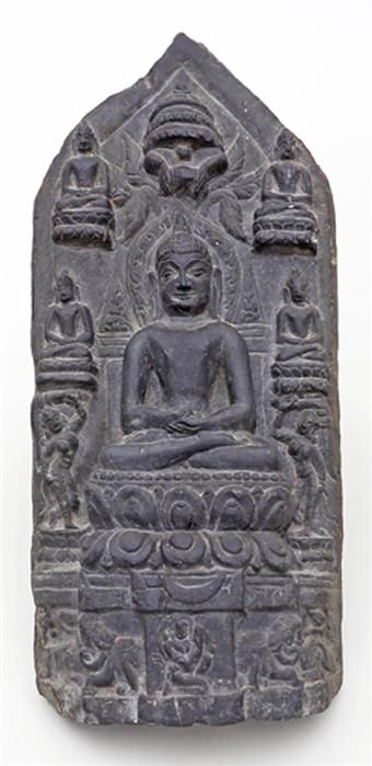 Relief mit Buddha.