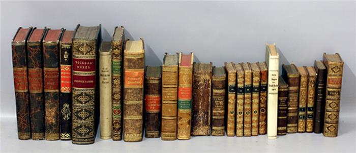 Sammlung von 44 alten Büchern, 18./19. Jh.