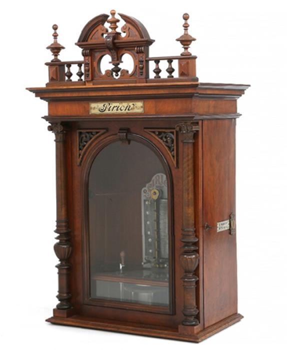 Seltener Plattenspielautomat "Sirion", um 1900.
