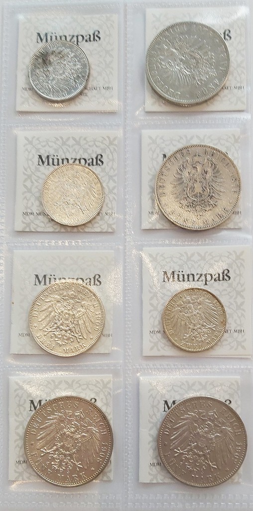 Sachsen, verschiedene Regenten, Sammlung von 12 Silbermünzen: