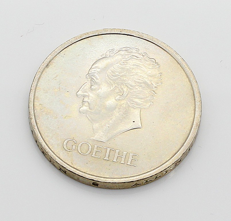 Weimarer Republik, 3 Reichsmark 100. Todestag Goethe, 1932.