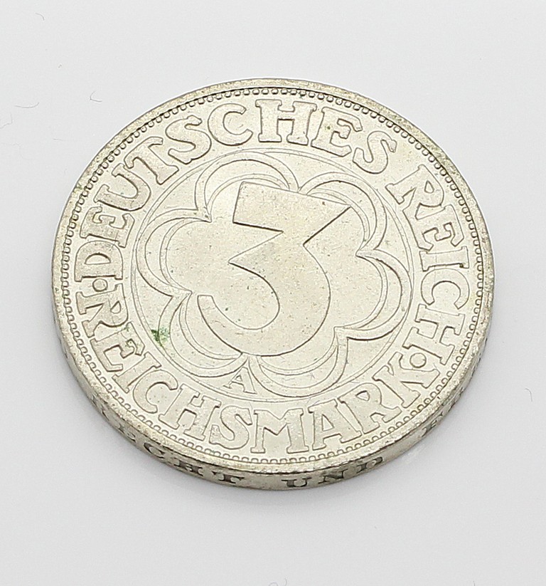 Weimarer Republik, 3 Reichsmark 1.000 Jahre Nordhausen, 1927.