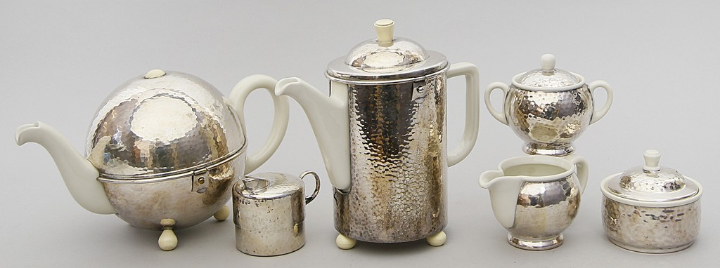 Kaffee- und Teekernstück im Art Deco-Stil, WMF,