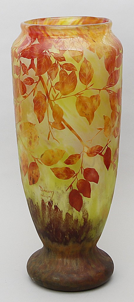 Jugendstil-Vase, Daum Nancy.