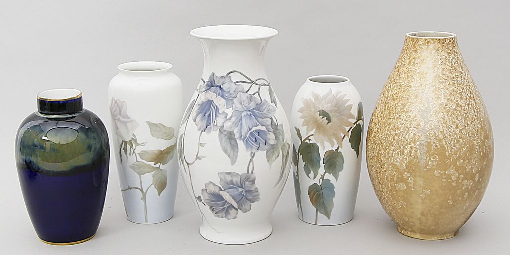 Fünf Vasen, Rosenthal.