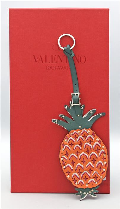 Schlüsselanhänger Rockstud "Pineapple", "Valentino Garavani".