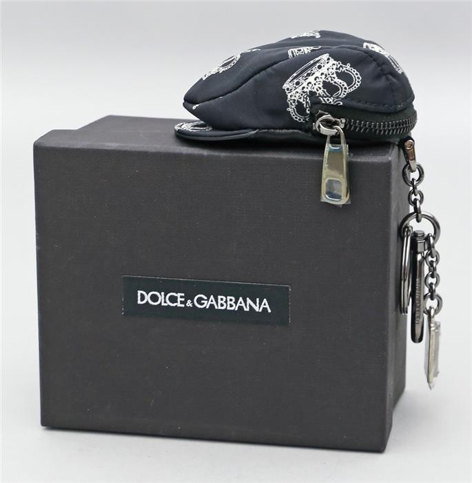 Schlüsselanhänger, "Hat Style Logo Badge", "Dolce & Gabbana".