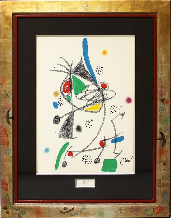 Miró, Joan (1893 Barcelona- 1983 Mallorca).