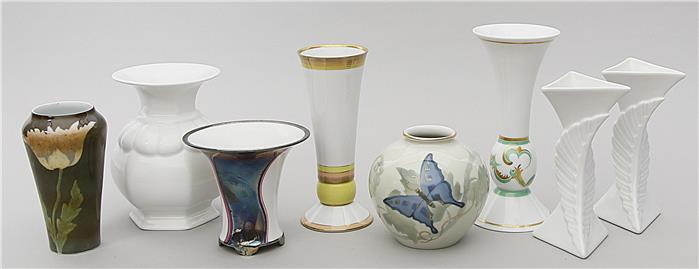 Acht Vasen, Rosenthal.
