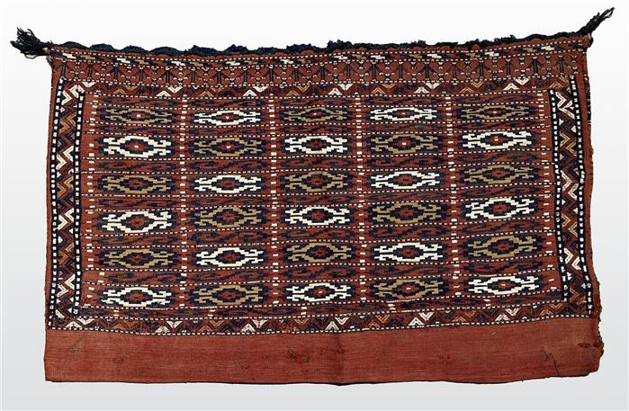 Turkmenische Tasche, ca. 67x 110 cm.