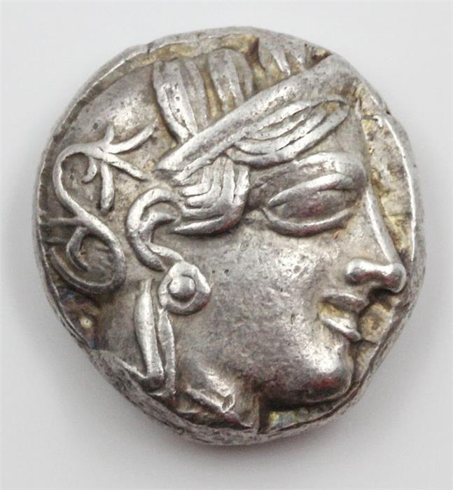 Antikes Griechenland, Tetradrachme Athen, 5. Jh. v. Chr.