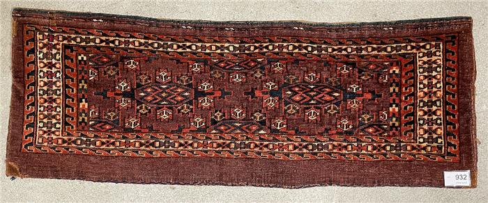 Turkmenische Salztasche, ca. 36x 103 cm.