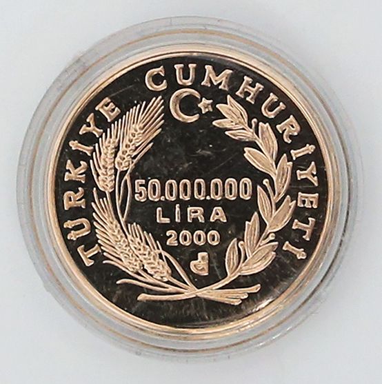 Türkei, 50.000.000 Lira, 2000.