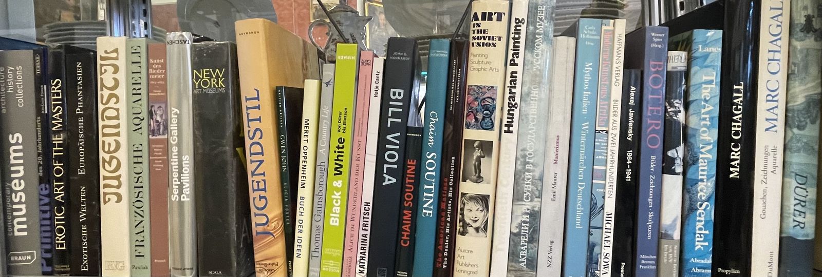 34 moderne Bücher zum Thema Kunst.