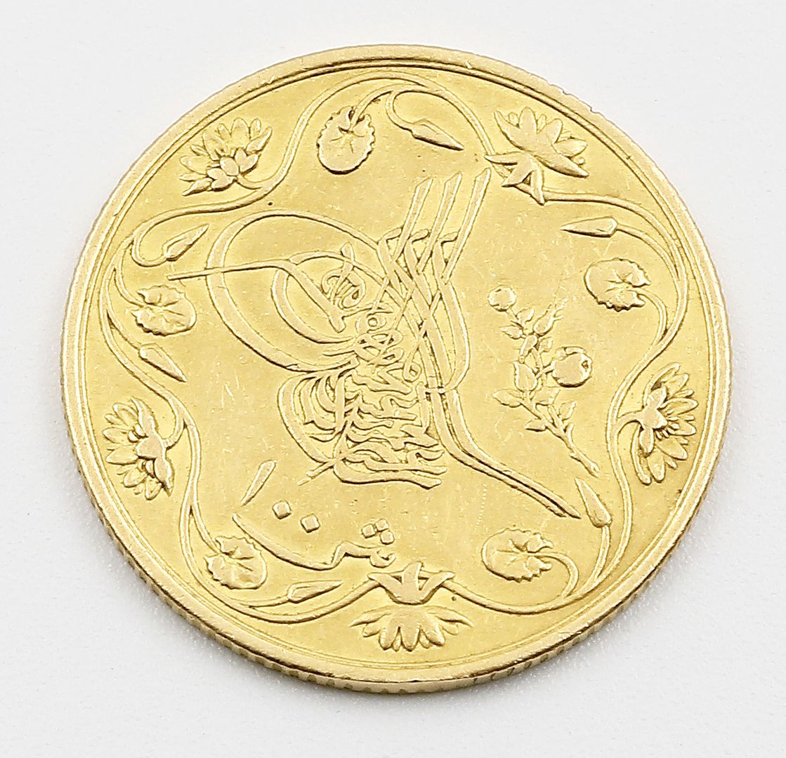 Arabische Goldmünze.