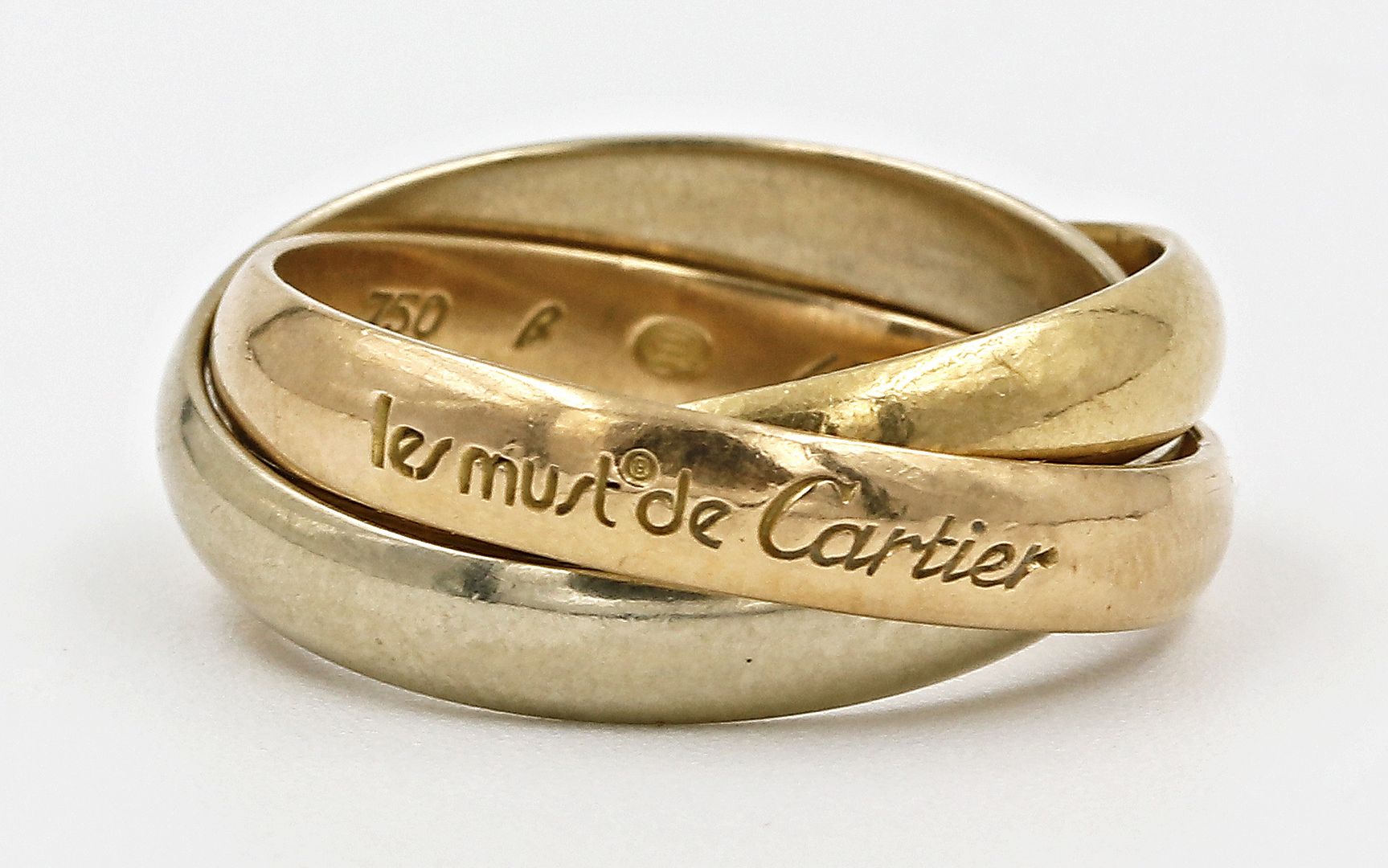 Tricolor-Ring "Trinity" bzw. "les must de Cartier".