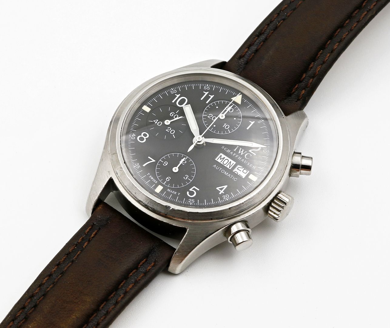 Herren-Armbandchronometer "Der Fliegerchronograph", IWC.
