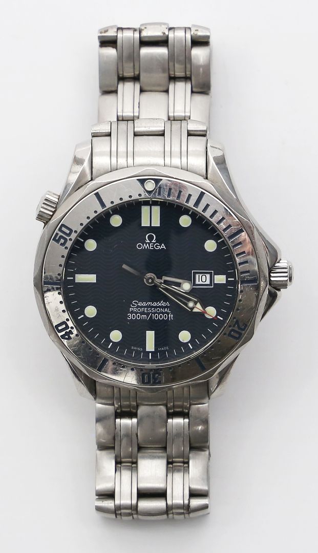 Herren-Armbandchronograph "Seamaster Professional Golden Eye", Omega.