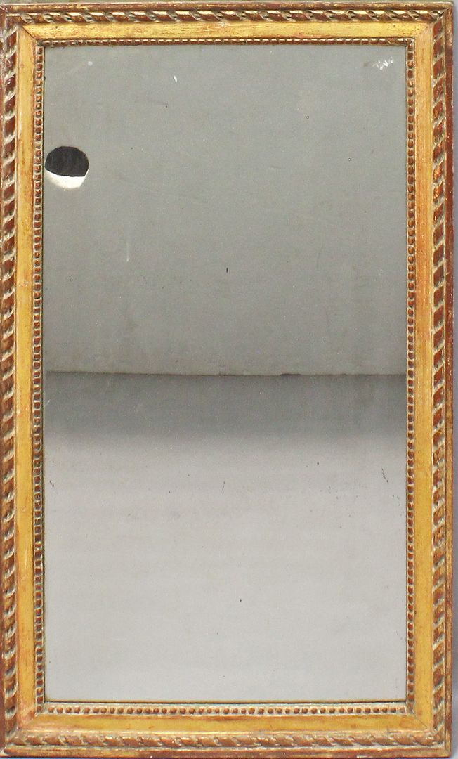 Wandspiegel Louis XVI. (Frankreich, um 1780).