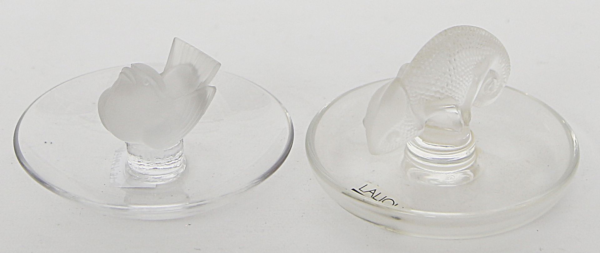 Zwei Ringschalen, Lalique.