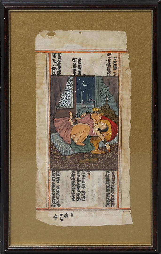 Erotische Malerei (Indien, 19./20. Jh.)