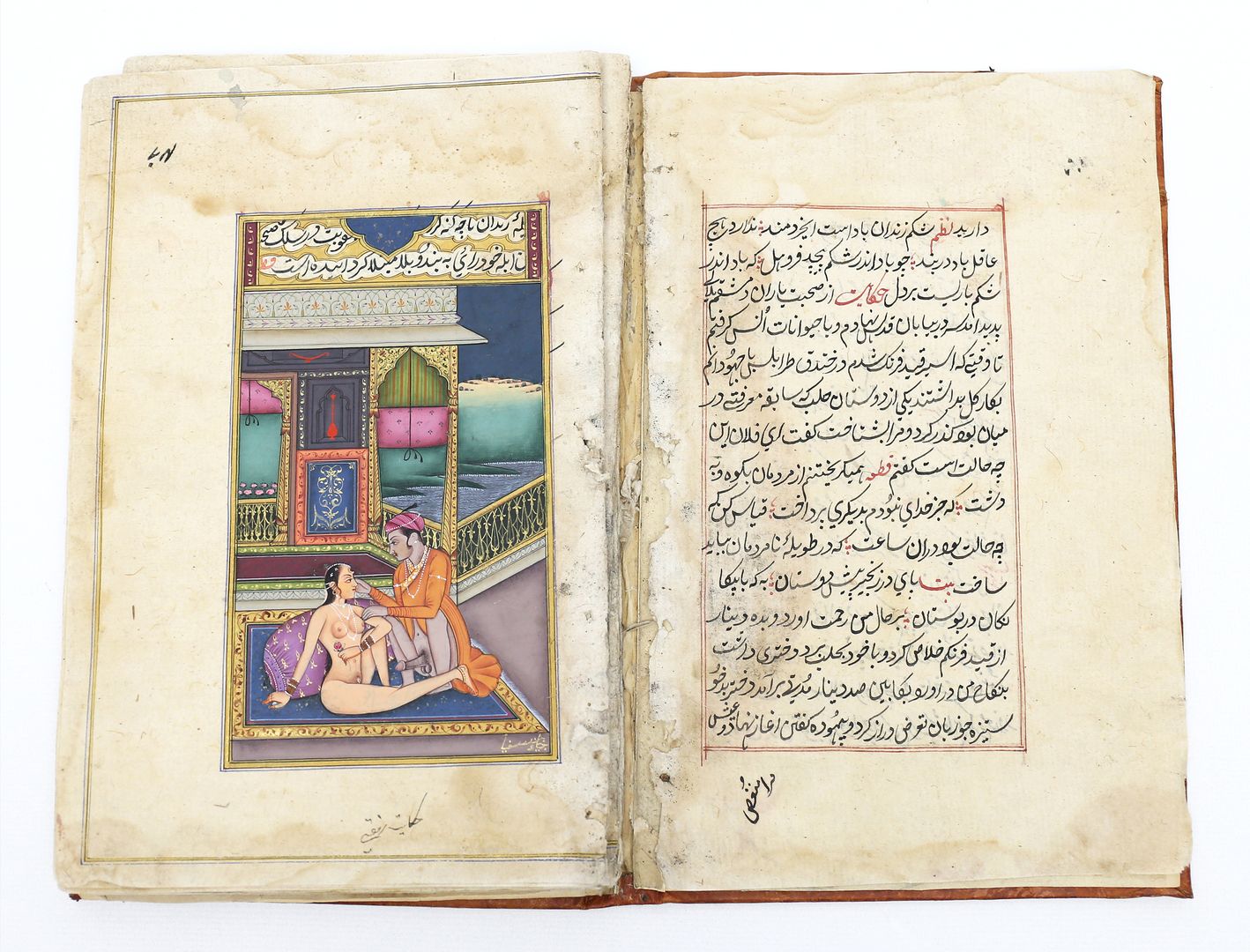 Elf indo-persische Miniaturen (19. Jh.)