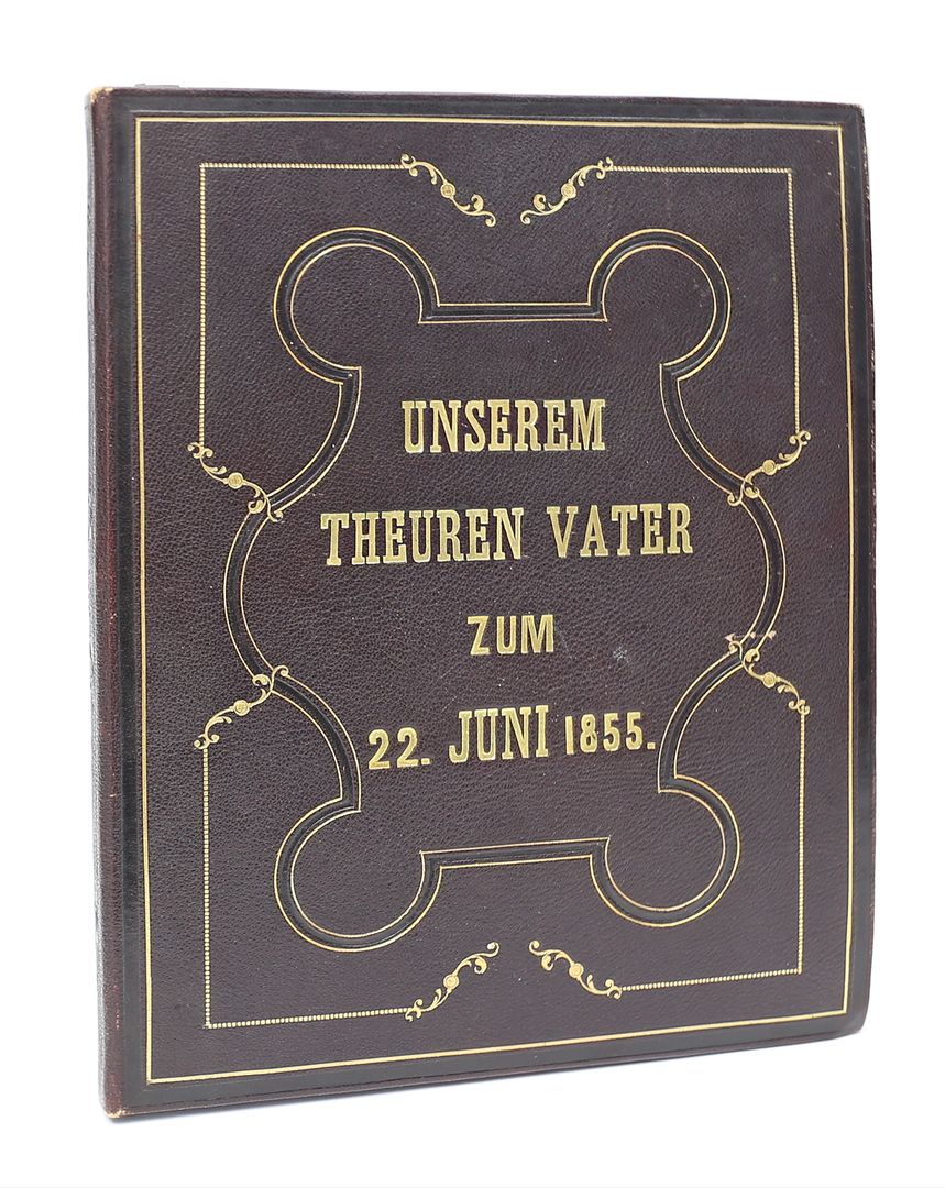 Biedermeier-Fotoalbum von 1855,