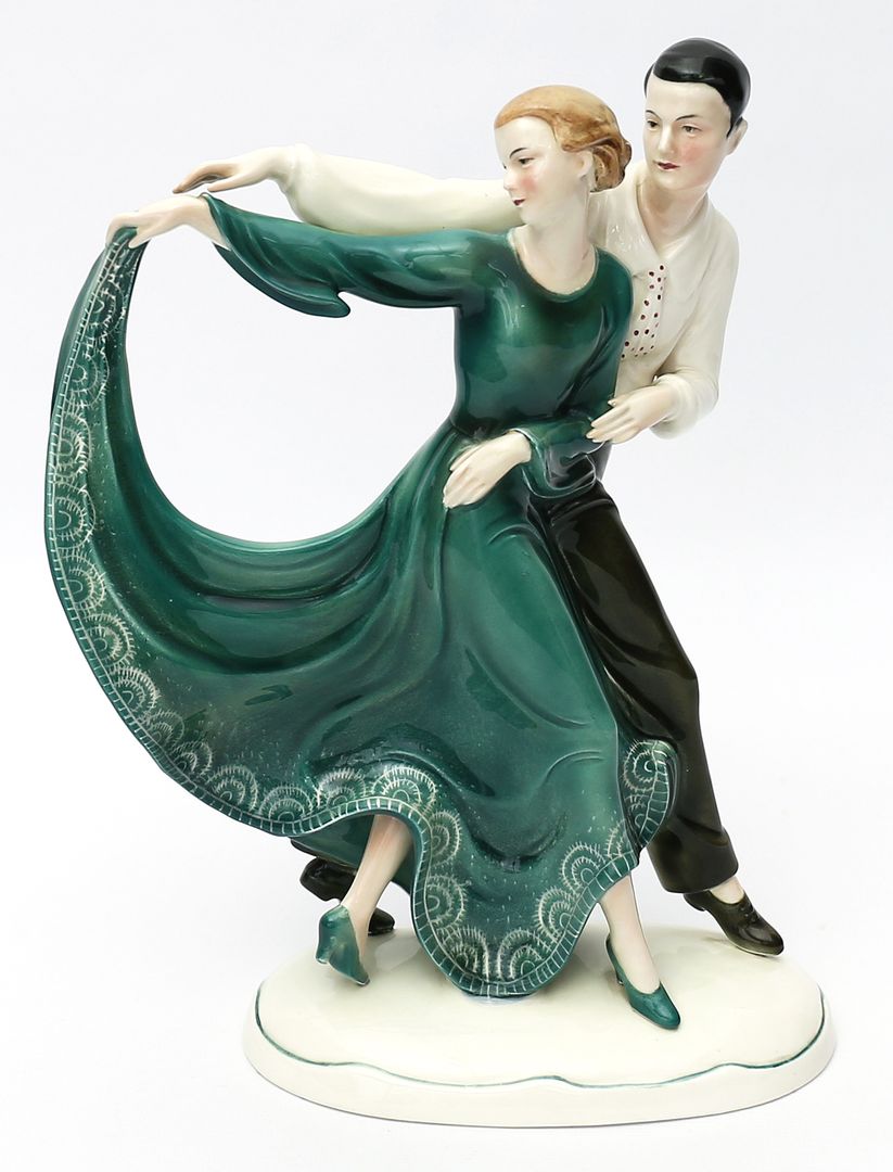 Art Deco-Skulptur "Tanzpaar".