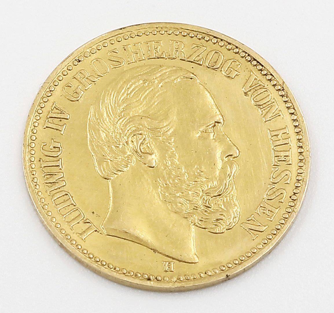 Hessen, Ludwig IV., 5 Mark 1877, H.