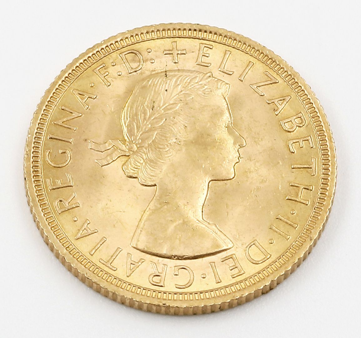 Großbritannien, Elisabeth II., Sovereign (1 Pfund) 1958.
