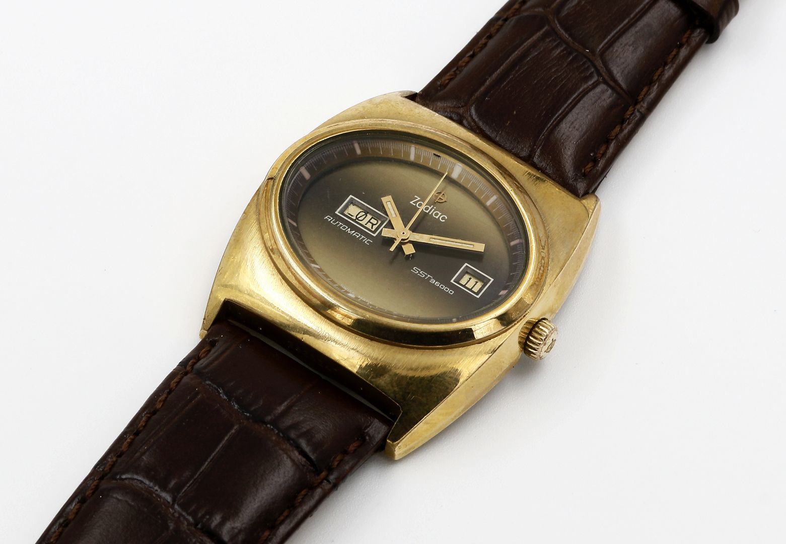 Vintage-Armbanduhr "Zodiac automatic".