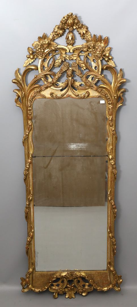 Rokoko-Spiegel (Dänemark, um 1760-1770).
